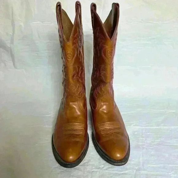 Ariat 34740 Heritage R Toe Western Leather Work Cowboy Mens Soft Toe Boot 8.5 EE - Picture 2 of 10